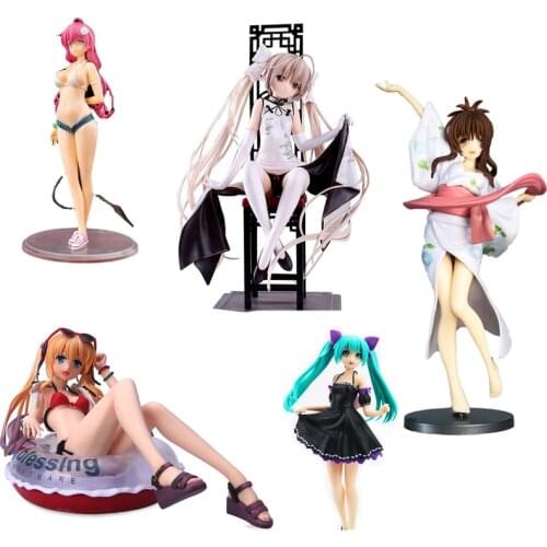 Anime Pink Cherry Blossom Movable Doll Toy Girl PVC Doll Model Toy Cos Props Home Decoration Ornament Sexy Girl Doll