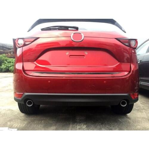 Car Accessories for Mazda CX-5 CX5 KF 2017 2018 2019 2020 ABS Chrome Rear Trunk Tailgate Decoration Strip Trim 1 Piece