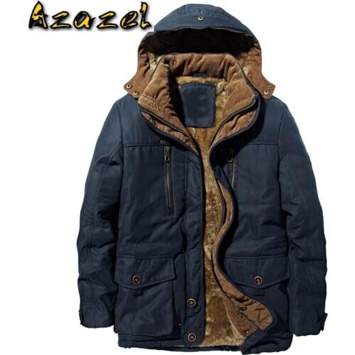 Brand Military Style Winter Hooded Coats and Jackets For Man Fleece Parkas Velvet Outwear Mens Coats Plus Size 4XL Warm Overcoat
