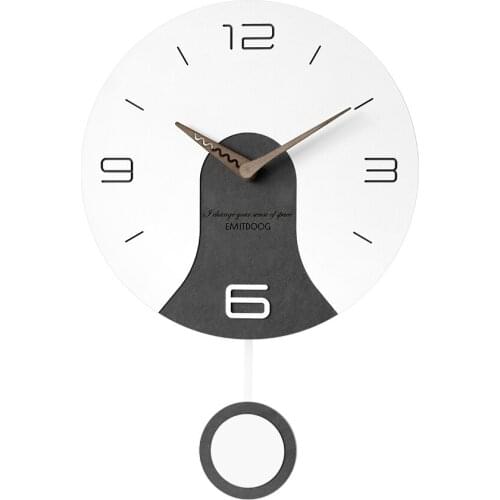 Wooden Kids Wall Clock Modern Design Creative Minimalist Bedroom Wall Clock Silent Quartz Relojes Pared Home Decoration ZB50WC