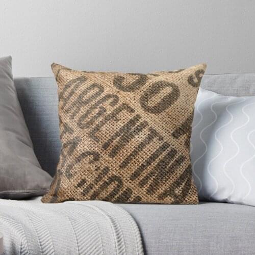 Burlap sack Throw Pillow Cushion Cover Polyester throw pillows case on sofa home living room car seat decor 45x45cm