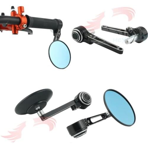 CNC 7/8"Round Motorbike Rear View Handle Bar End Rearview Side Mirror For HONDA CB1000R CB300R CB125R CB650F CB1100 EX/RS 2018