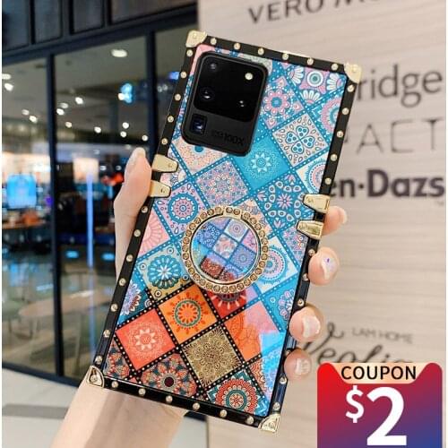 MUSUBO 3D Case For Samsung Galaxy Note 20 Ultra S8 S10 PLUS S9 A71 A51 A01 A21 M30 Square Phone Case Soft Silicone Coque Cover