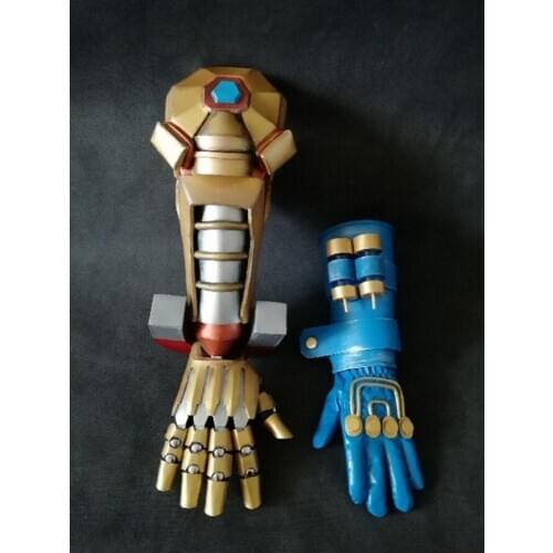 Customize Overwatch HalloweenTerror Jamison Fawkes Junkrat Dr. Junkenstein Skin Cosplay Arms Armor