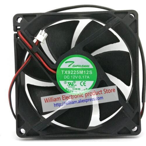 New Original TX9025L18S 18V 0.14A TX9225M12S 12V 0.17A 90x90x25MM 2Lines Computer coolign fan