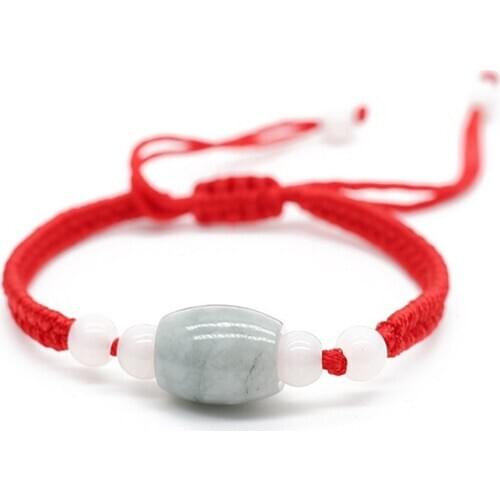 Handmade Braided Rope Lucky Red String Bracelet Charm Bead Gourd Bracelets for Women Bring You Lucky Peaceful Adjustable size