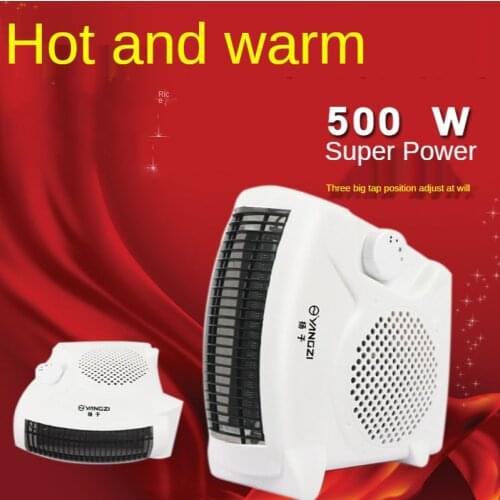 Portable Mini Electric Heater Desktop Small Household Two Gear Electric Heating Wire Low Noise Patio Heater Fan Space Heater