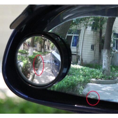 Rete 2pcs/lot/set all Car Mirror Wide Angle Round Convex Car Mirror Blind Spot Auto RearView Auto RearView slivery