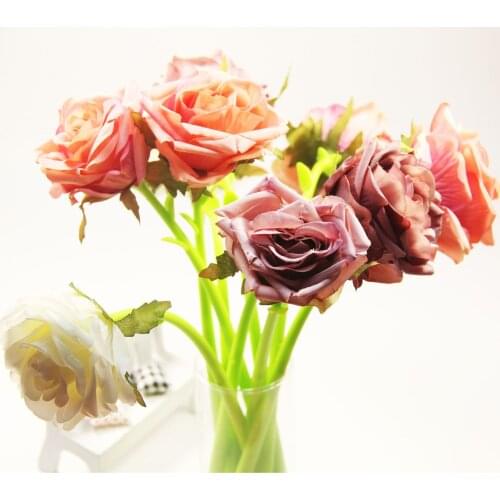 16pcs creative soft rose modeling blue gel pen artificial flower teacher gift student stationery can be decorated with gifts