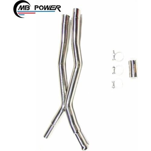 S class w221 S500 stainless steel x-pipe center muffler for S500 exhaust pipe