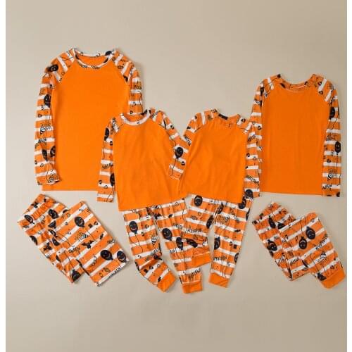 Family Matching Pajamas Set Christmas Mom Father Kid Baby Sleepwear Nightwear 2021 New Costume Clothes Family Match Halloween