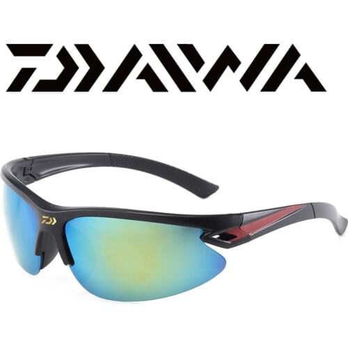 Daiwa Driving Polaroid Sun Glasses Aluminum Frame Sports Fishing Sunglasses Men Polarized Driver Retro UV400 Anti-glare Goggles