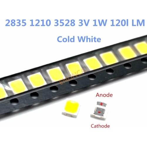 10-100Pcs For LG led tv backlight 2835 3030 3535 3V 3014 4014 6V 1W 3W kit electronique led for lcd tv repair Cool cold white