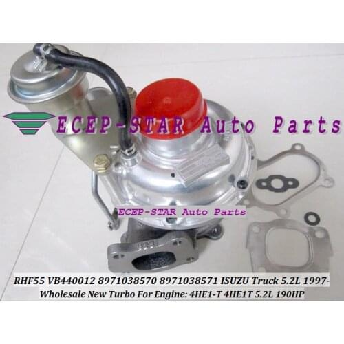 RHF55 VIBA VA440012 8971038570 VB440012 VD440012 Turbo Turbine Turbocharger For ISUZU NQR Truck 97- 4HE1 4HE1T 4HE1-T 5.2L 190HP