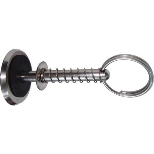 Marine Grade Stainless Steel Boat Pull Ring With Spring Length:2inch