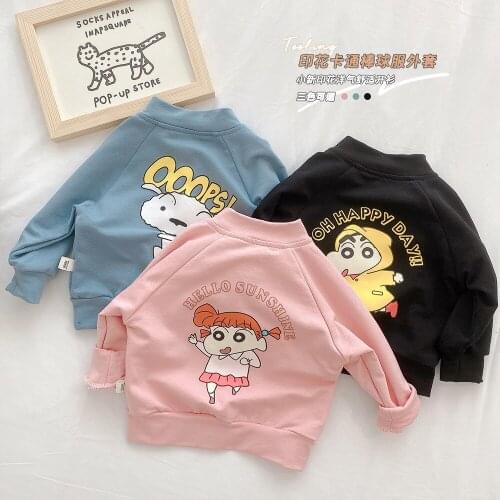 2021 Spring Autumn Clothing Baby Boys Girls Cartoon Jackets Cardigan Coats Infant Kids Casual Overcoat Children Clothes