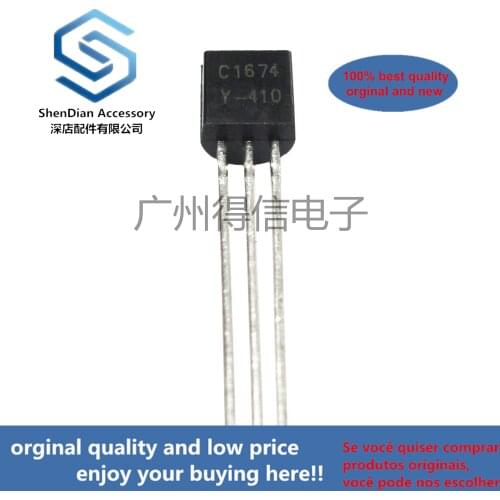30pcs 100% orginal new 2SC1674Y C1674 EBC TO-92 real photo
