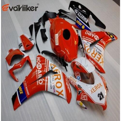 ABS motorcycle fairing for CBR1000RR 2008 2009 2010 2011 orange motorcycle panels Injection mold H2