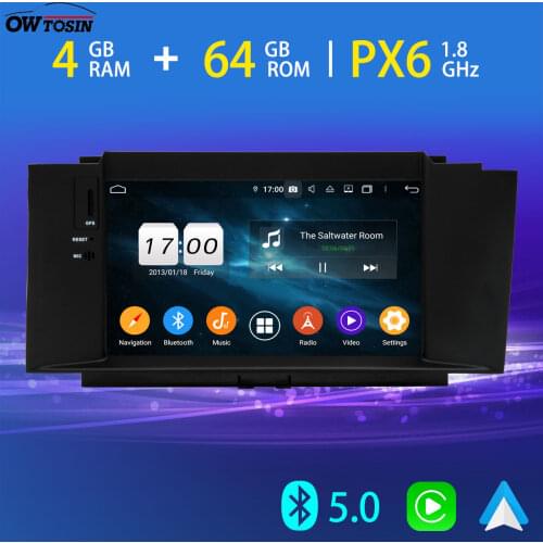 PX6 4+64G Android 10 For Citroen C4 C4L DS4 2011-2017 Carplay Radio GPS Navigation Bluetooth 5.0 Tethering Car Multimedia Player