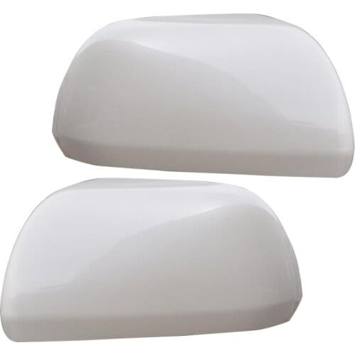 White 1 Pair Left & Right Car Side Wing Rearview Mirror Cover Cap Decor Fit for Toyota Highlander 2013 2012 2011 2010 2009 2008