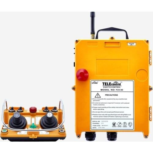 Factory Price Telecontrol F24-60 5 speed dual Joystick industrial radio remote control for crane