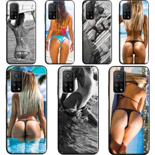 Summer Beach Bikini Girl For Xiaomi Mi 11 Lite Ultra 9 10 A3 Mi 10T 9T Pro Case For POCO M3 F3 F1 F2 X3 Pro Coque