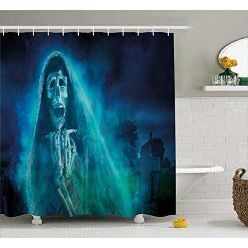 Spa Decor Shower Curtain Tower Stone and Hibiscus with Bamboo On The Water Blurred Background Wall Decoration Hanging Curtains