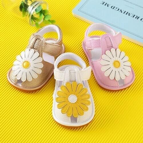 0-18M Baby Infant Kid Girl Soft Sole Crib Toddler Summer Princess Sandals Shoes
