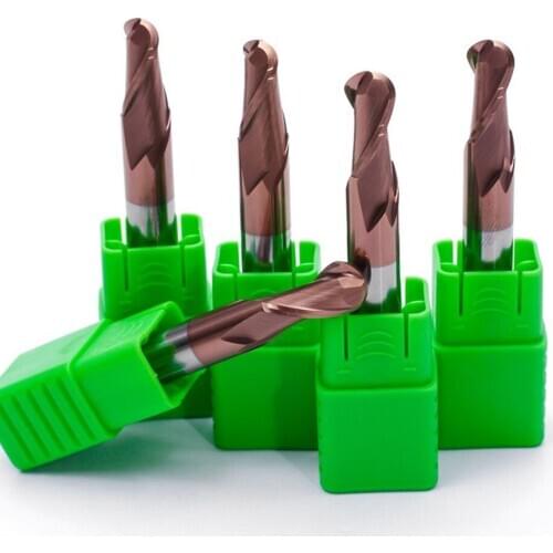 68HRC 2 flutes K44 Tungsten steel ball-end Diameter 1-20mm Router Bit Milling Cutter CNC Tools