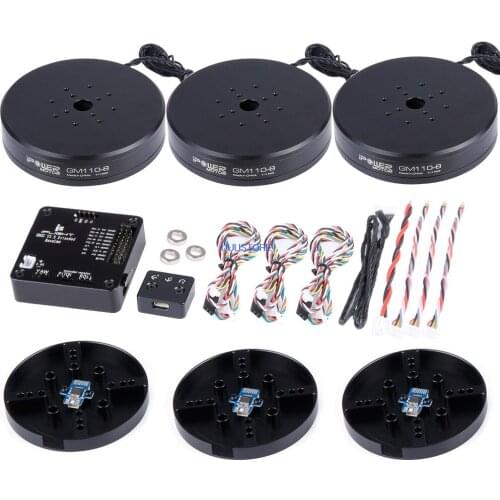 Iflight Ipower AlexMos 32 BIT Extended BGC with GM110-8 150T brushless gimbal motor with A5048a Encoder Combo Set For 5D2 / 5D3