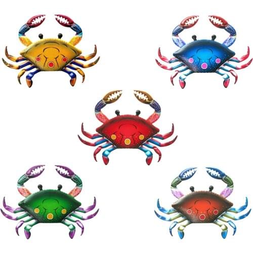 Beautiful Crab Ocean Wall Hanging Decoration Ornament For Patio Garden Lovers Weddings Valentine Living Room Sofa Robust