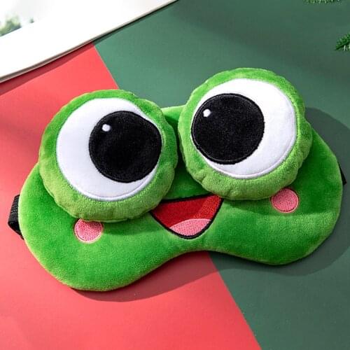 Sleeping Mask Eye Patches Cover Sleep Night Mask Plush Cute Eyes Bandage Band Aid For Girl Women Relax Sort Health Nap Blindfold