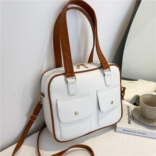 Fashion large-capacity female bag new 2021 British style shoulder bag high-quality commuter bag purses and handbags women