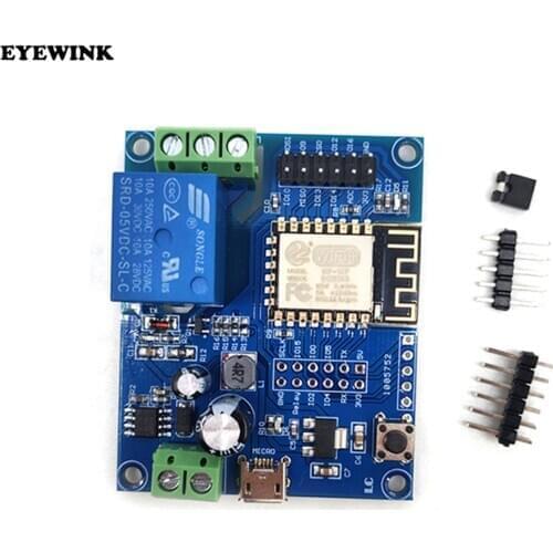 ESP8266 Wireless WIFI Relay Controller Module ESP-12F for IOT Smart Home APP DC 5V-80V