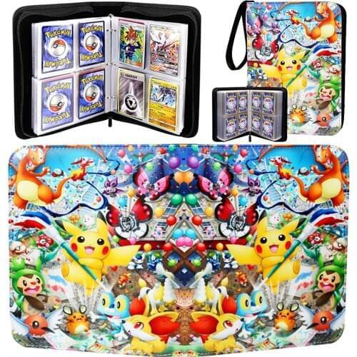 Can Hold 200-400Pcs Cards Holder Album Pokemon Box Gx Francaise Card Holder For Pokemon Card Holder Game Cards Book