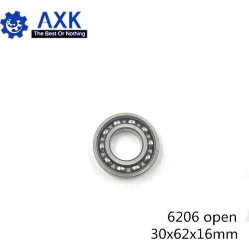 6206 Bearing 30*62*16 mm ABEC-3 P6 ( 1 PC ) For Motorcycles Engine Crankshaft 6206 OPEN Ball Bearings Without Grease