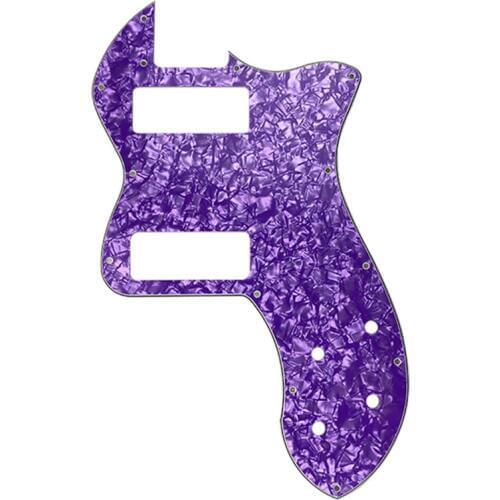 Pleroo Custom Guitar Parts - For US Player Tele Deluxe Guitar Pick guard With P90 Scratch Plate