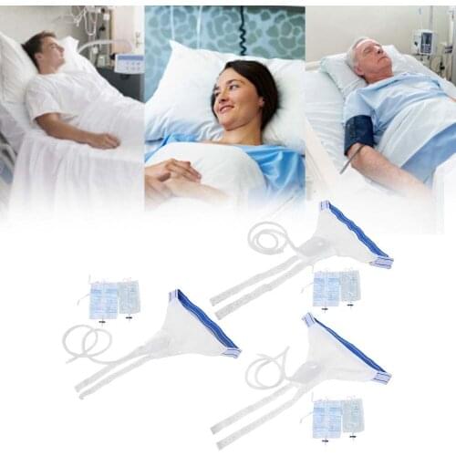 Men Women Silicone Breathable Urine Collector Incontinence Urination Device with Catheter