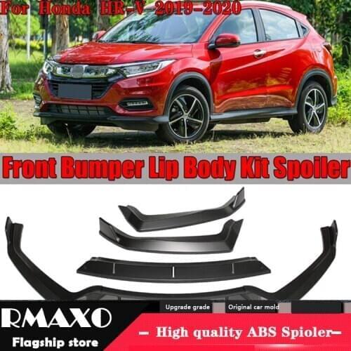 For Honda HRV Body kit spoiler 2020-2021 For HRV ABS Rear lip rear spoiler front Bumper Diffuser Bumpers Protector