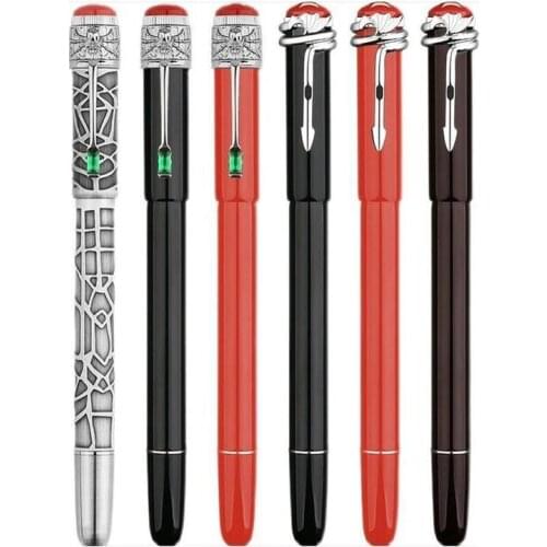 Vintage Classic Heritage Snake F9S Metal Resin Fountain Pen Piston Ink Pen F Nib 0.5mm Business Gift Pen