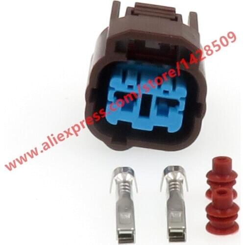 10 Sets 2 Pin Auto Plug Sealed Waterproof Electrical Automotive Cable Female Connector 6189-0593