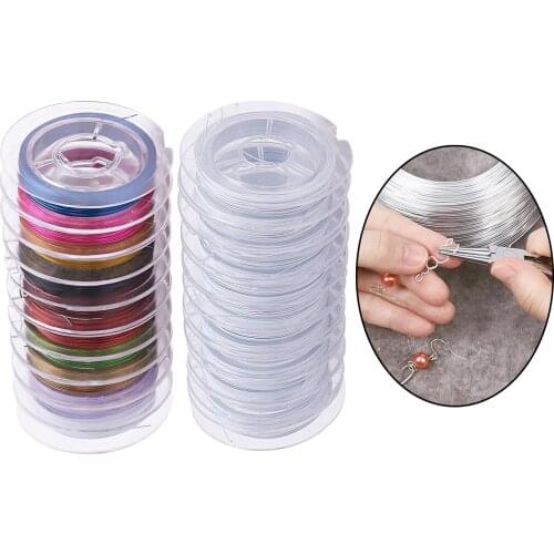10m Tiger Tail 7-Strand Nylon Coating Beading Wire Weaving Crafting DIY