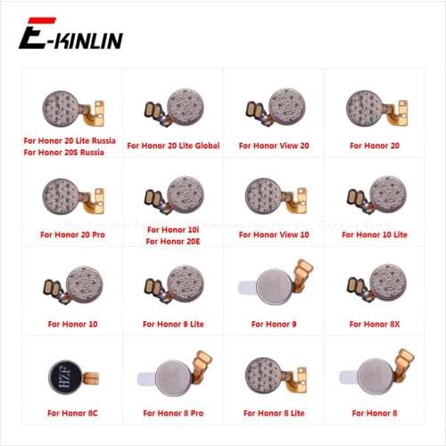 10pcs/lot Vibration Vibrator Motor Module Flex Cable Parts For HuaWei Honor View 20 20i 10i 9i 8X 10 9 8 Pro Lite