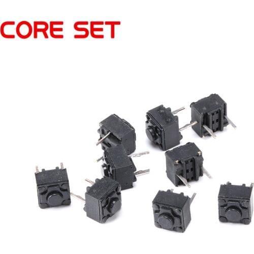 100Pcs/Lot 6x6x6.0MM Tact Switch Micro Switch 6*6*6mm keys buttons Switch 2PIN