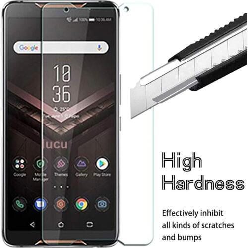 2PCS 2.5D 9H Screen Protector Tempered Glass For Asus Rog Phone ZS600KL HD Screen Protection Film Glass For ASUS Rog Phone