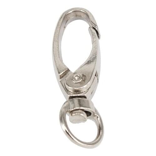 20piece 36mm*11mm Silver Plated Metal Trigger Snap Swivel Hardware Hook Clasp Sewing Supplies for Bag Key Ring K454