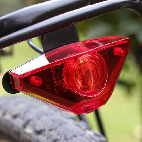 Onature Electric Bicycle Tail Light For E Bike Input DC6V 12V 18V 24V 36V 48V 62V 72V Rear Light for Bafang LED eBike TailLight