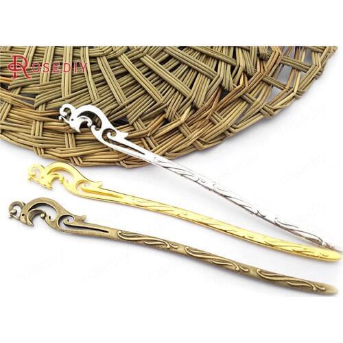 F284)5 pieces 160*16.5mm Zinc Alloy Phoenix Bookmark & Hairpin Diy Jewelry Findings Hair Accessories