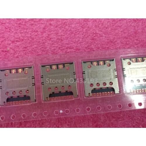 SIM Card Slot Reader Holder Connector SIM Card Socket FOR LG G2 E980 E988 F320 F240 F240L F240S 10PCS/Lot