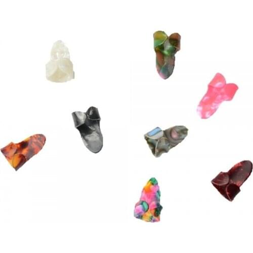 Wearable Celluloid Guitar Forefinger Pick Guitar Finger Stall (Random Delivery)